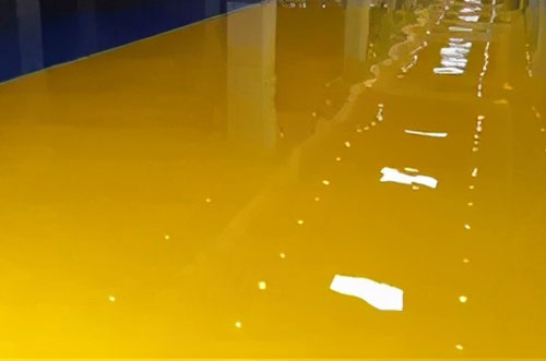 防水聚氨酯地坪出現地坪表面結皮、粗糙的原因